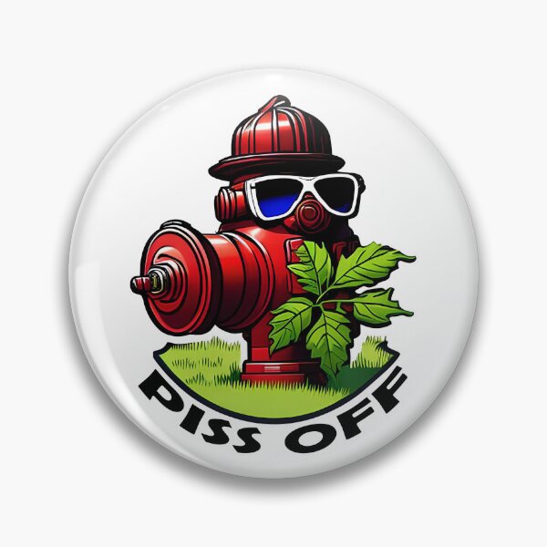 Item preview, Cute Firefighter Funny Hydrant Idea for fireman loves funny cool slang sayings quotes designed and sold by Thinline Fire Police EMS.