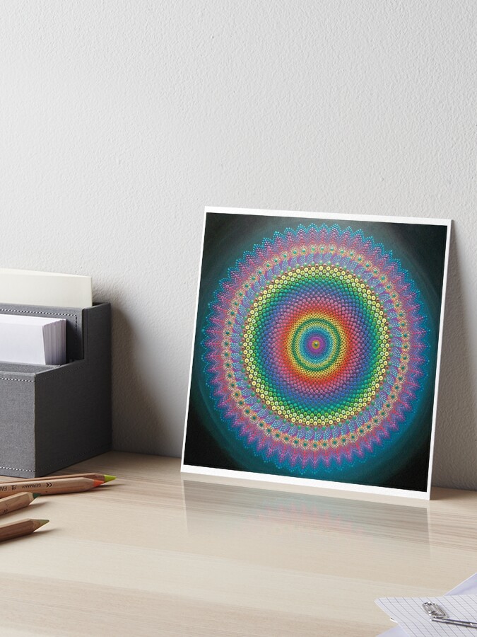 Metallic Dot Mandala Art Board Print for Sale by Kaila Lance