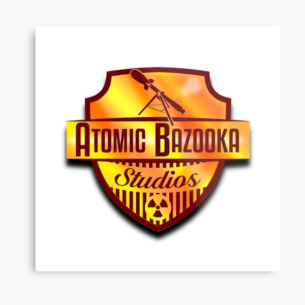 Artikel-Vorschau von Atomic Bazooka Logo glänzend, designt und verkauft von JTDrawsNWrites.