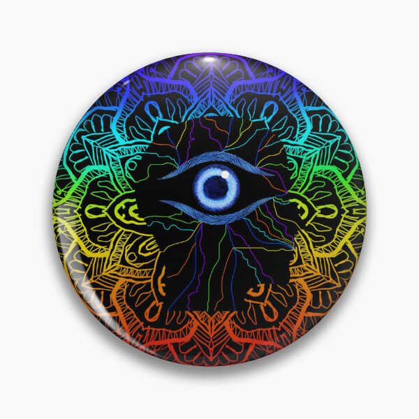 Item preview, Third eye Portrait Mandala Chakra Symbol designed and sold by Robertworkshop.
