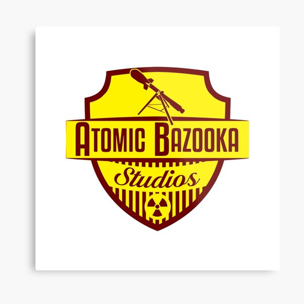 Artikel-Vorschau von Atomic Bazooka-Logo flach, designt und verkauft von JTDrawsNWrites.