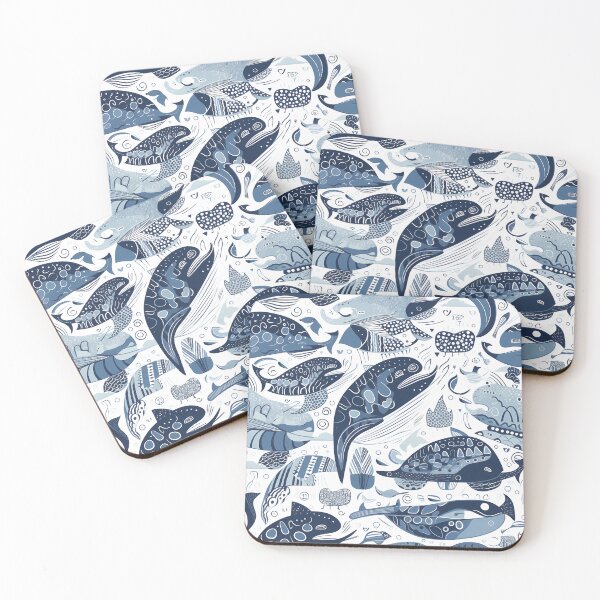 Item preview, Large Print Lister's Ocean Symphony | Seamless Pattern designed and sold by Adam Prettyjohns.
