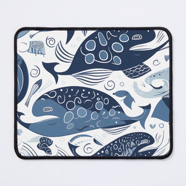 Item preview, Large Print Lister's Ocean Symphony | Seamless Pattern designed and sold by Adam Prettyjohns.