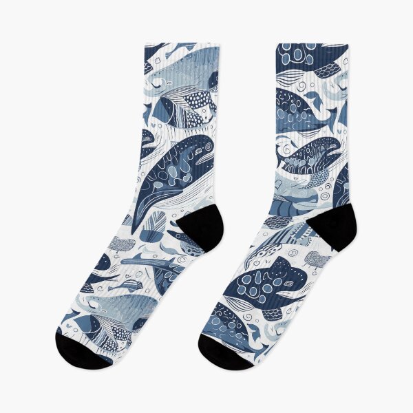 Item preview, Large Print Lister's Ocean Symphony | Seamless Pattern designed and sold by Adam Prettyjohns.
