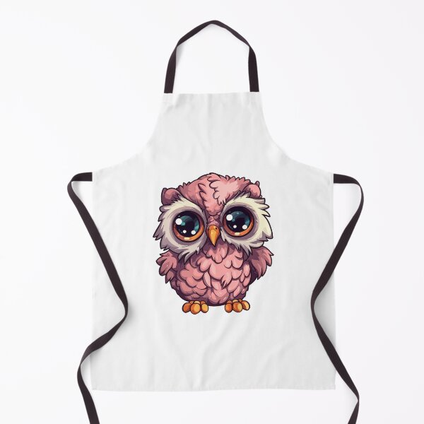 Item preview, Cute baby owl with big round eyes and fluffy feathers designed and sold by Maycon Arts.