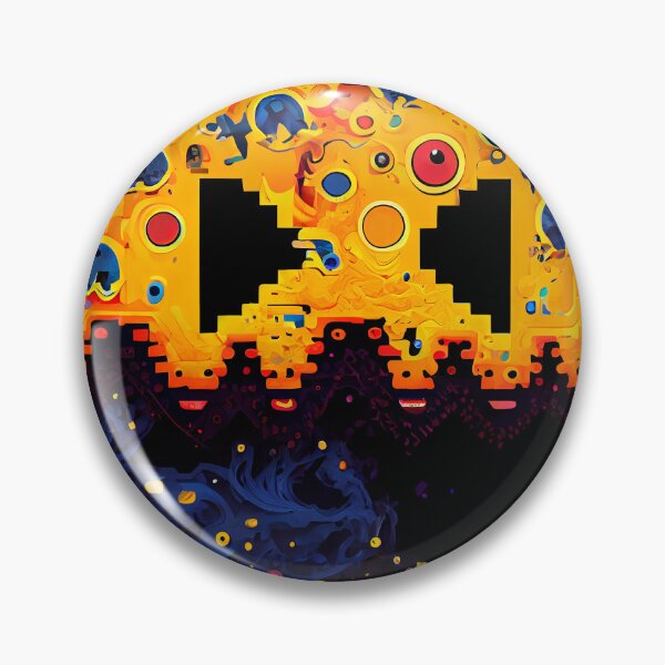 Item preview, 'Pixel Mania' Retro Funky Arcade Gaming Art designed and sold by ga-arts.