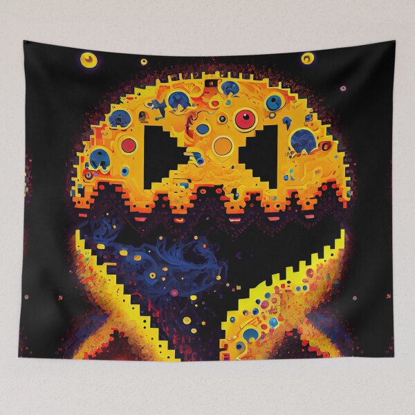 Item preview, 'Pixel Mania' Retro Funky Arcade Gaming Art designed and sold by ga-arts.
