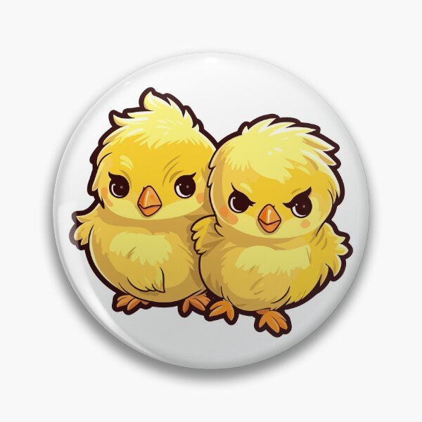 Item preview, Fluffy baby chicks with bright yellow feathers designed and sold by Maycon Arts.
