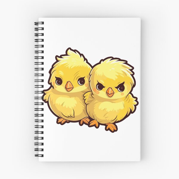 Item preview, Fluffy baby chicks with bright yellow feathers designed and sold by Maycon Arts.