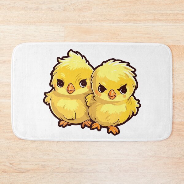 Item preview, Fluffy baby chicks with bright yellow feathers designed and sold by Maycon Arts.