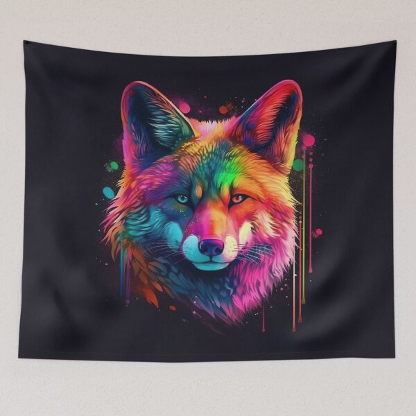 Item preview, Neon fox designed and sold by Kitzzeh.