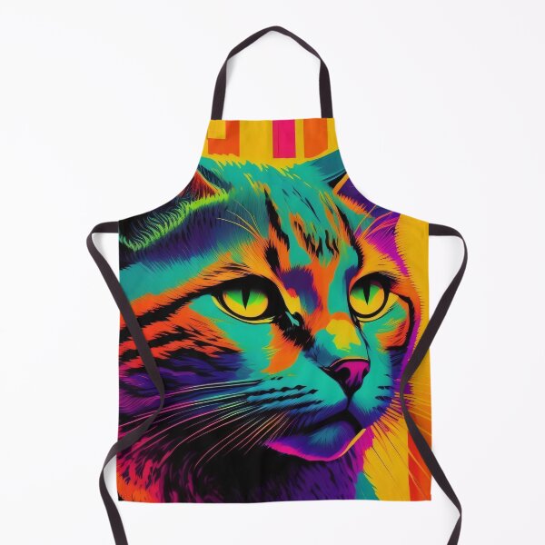 Item preview, Orange Teal Cat by Perceptual Paradox Creations designed and sold by hobbit73.
