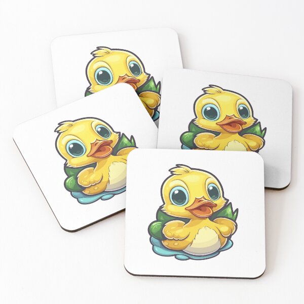Item preview, Duck baby with bright yellow feathers designed and sold by Maycon Arts.