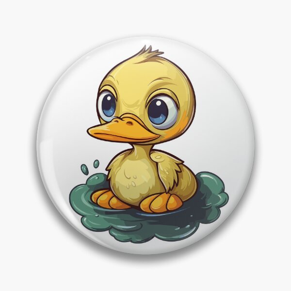 Item preview, Duck baby with bright yellow feathers designed and sold by Maycon Arts.