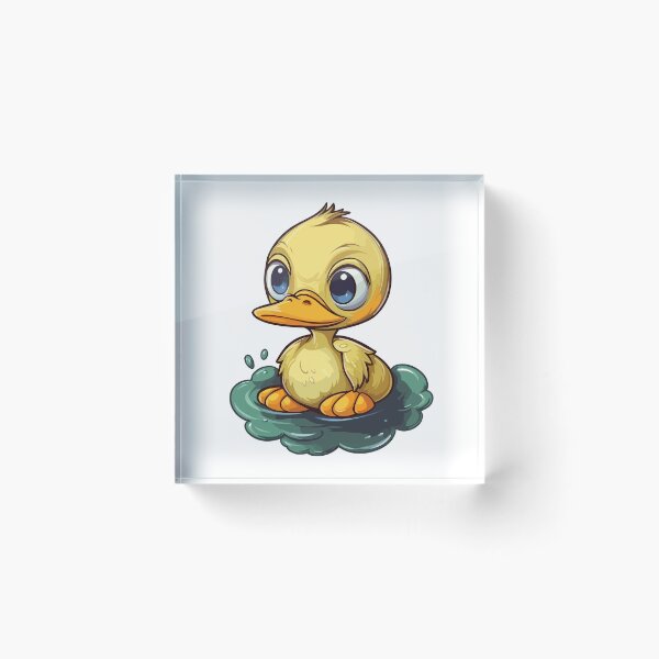 Item preview, Duck baby with bright yellow feathers designed and sold by Maycon Arts.