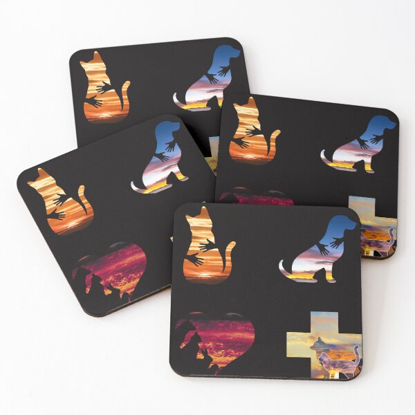 Item preview, Animal Love Sun Set Sticker pack  designed and sold by Robertworkshop.