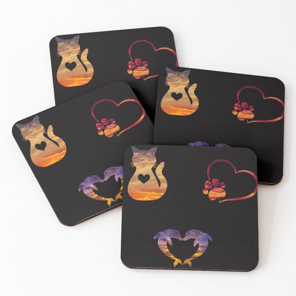 Item preview, Sunset Animal love Sticker Pack  designed and sold by Robertworkshop.