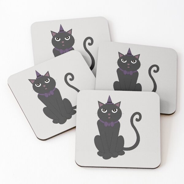 Item preview, Witchy Black Cat designed and sold by moonshadowmaker.