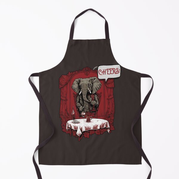 Item preview, Elephant in the Room with Wine - Cheers! designed and sold by DaiInMetropolis.