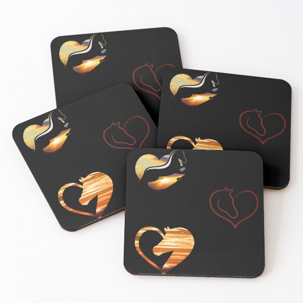 Item preview, Horse love Sunset Sticker pack  designed and sold by Robertworkshop.