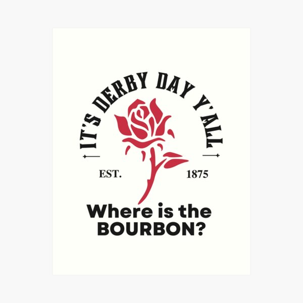 Item preview, It's Derby Day Y'all  designed and sold by StuckOnTees.