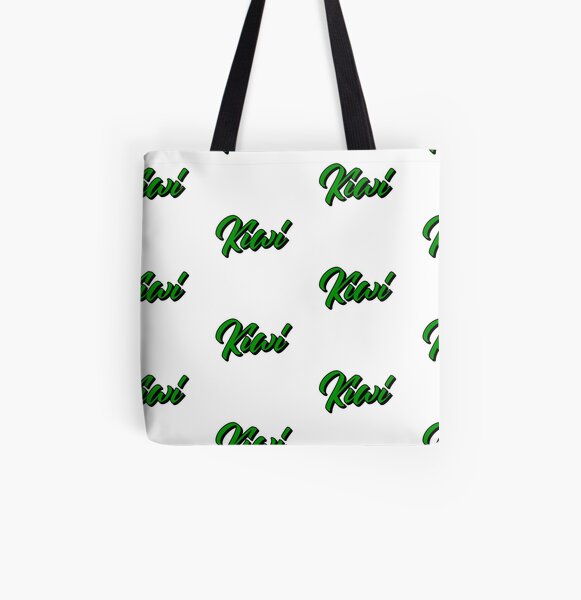 Green Kiwi All Over Print Tote Bag