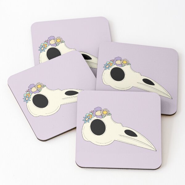 Item preview, Flower Crown Raven Skull designed and sold by moonshadowmaker.
