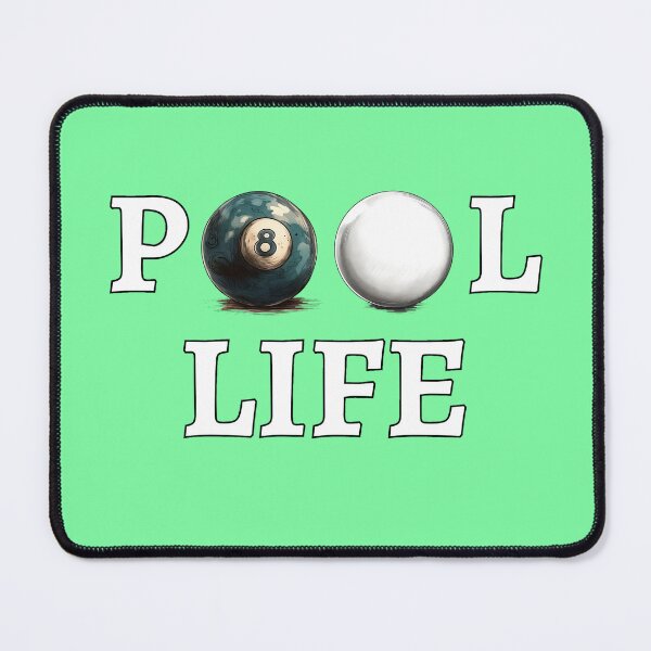 Item preview, Pool Life - 8 ball Billiards and Pool for League and Tournaments - Light Green  designed and sold by cinemapool.