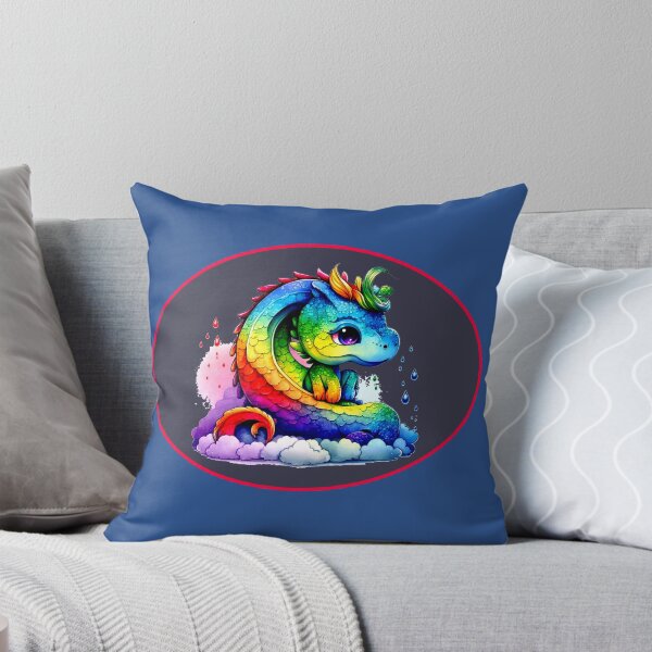 Item preview, Rainbow dragon lying down designed and sold by Astralia.