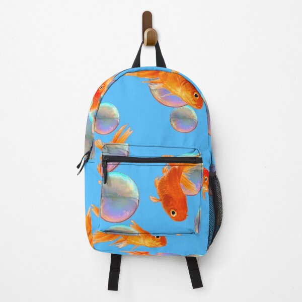 Item preview, BLUE AQUARUM GOLD FISH SCHOOL PATTERN ART designed and sold by sharlesart.