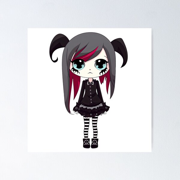 Item preview, Cute Goth Girl designed and sold by NateFellhauer.