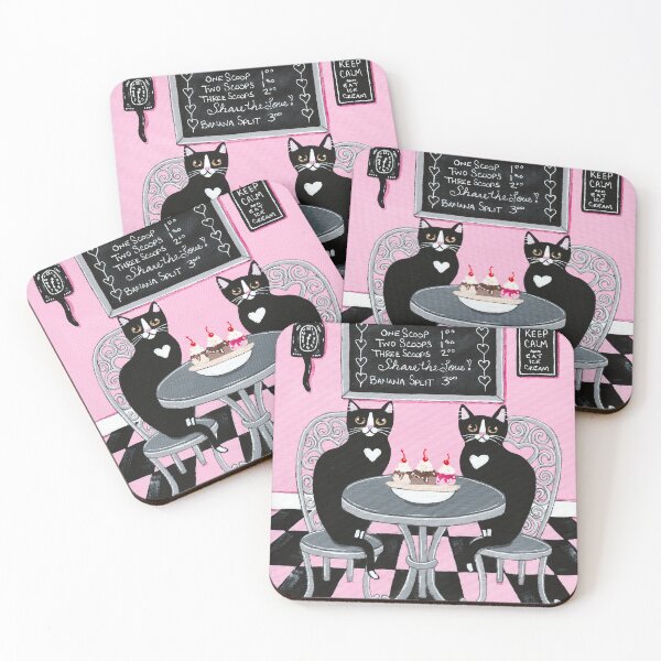 Item preview, Valentine Ice Cream Date designed and sold by KilkennyCat Art.