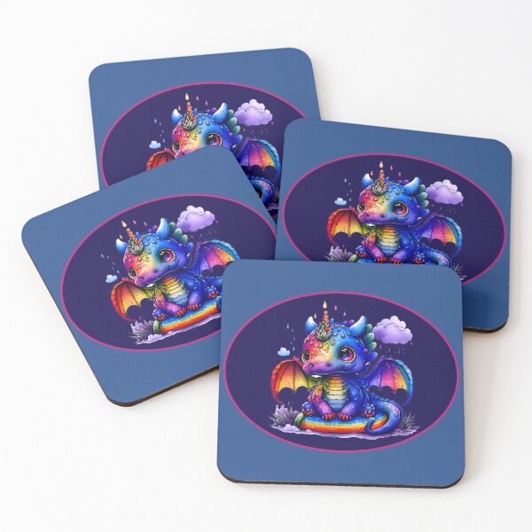 Item preview, Rainbow Dragon in the Rain designed and sold by Astralia.