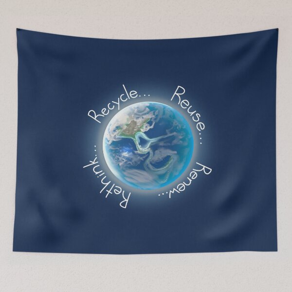 Item preview, Save the planet (coloured background) designed and sold by -Lily-Anne-.