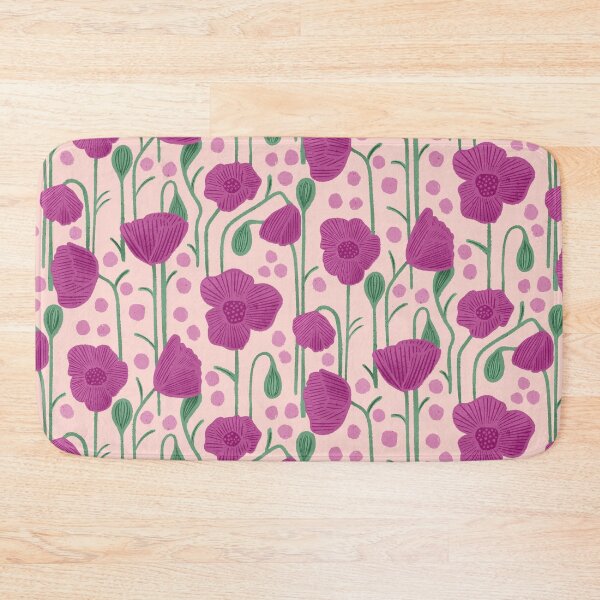 Item preview, Poppies on pink designed and sold by Kishiandstar.