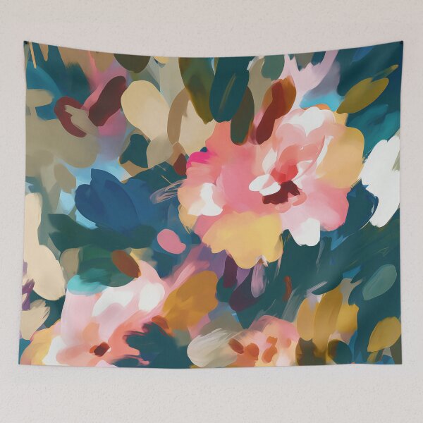 Item preview, Abstract Splashes of Floral  designed and sold by meggydesigns.