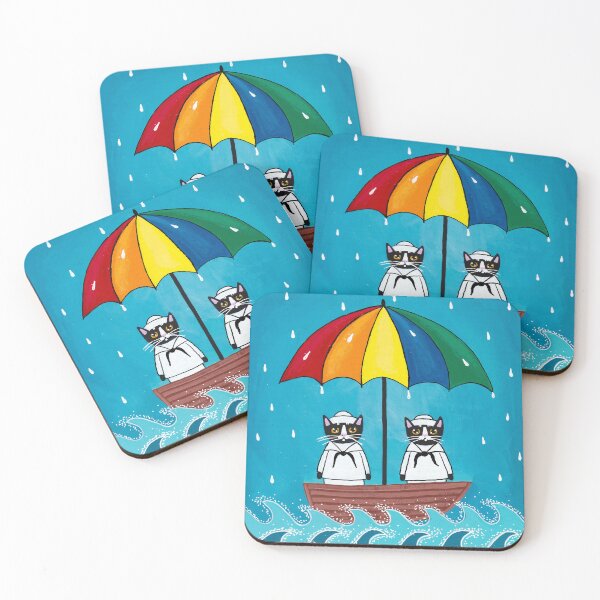 Item preview, The Rainbow Sailors designed and sold by KilkennyCat Art.