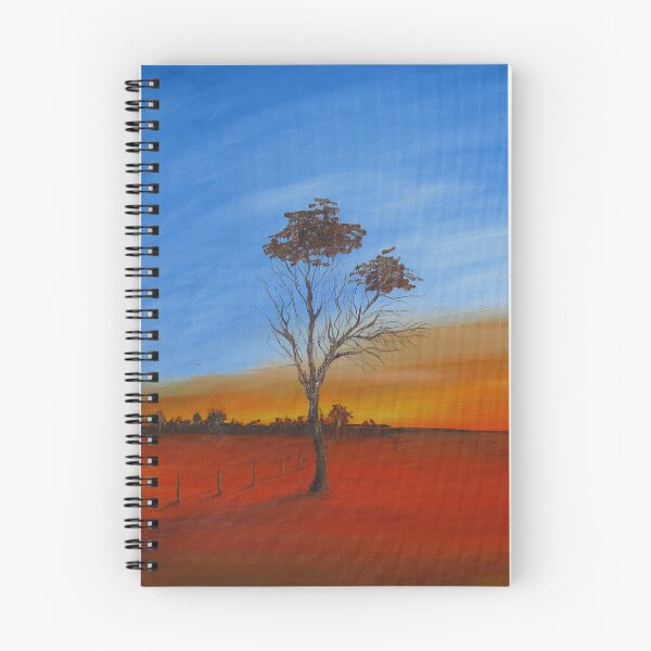 Aperçu de l'œuvre Coucher du soleil de l'Outback australien créée et vendue par OCNau.