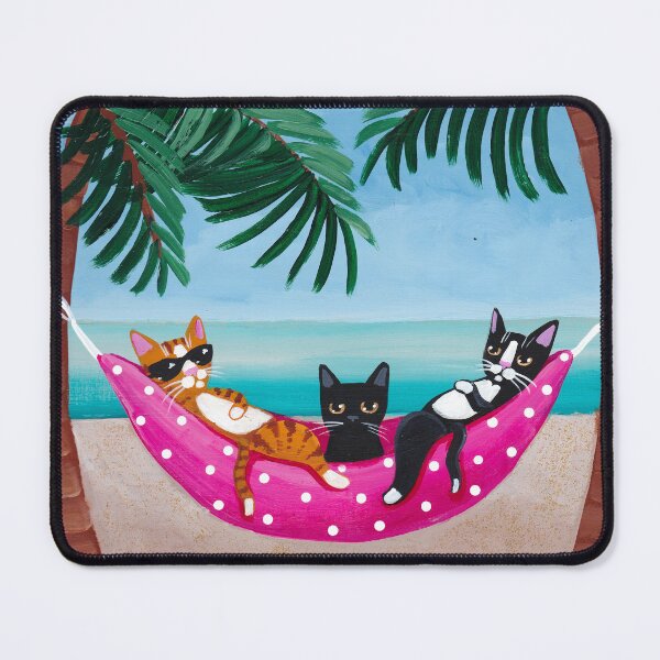 Item preview, Cats on Summer Holiday designed and sold by KilkennyCat Art.