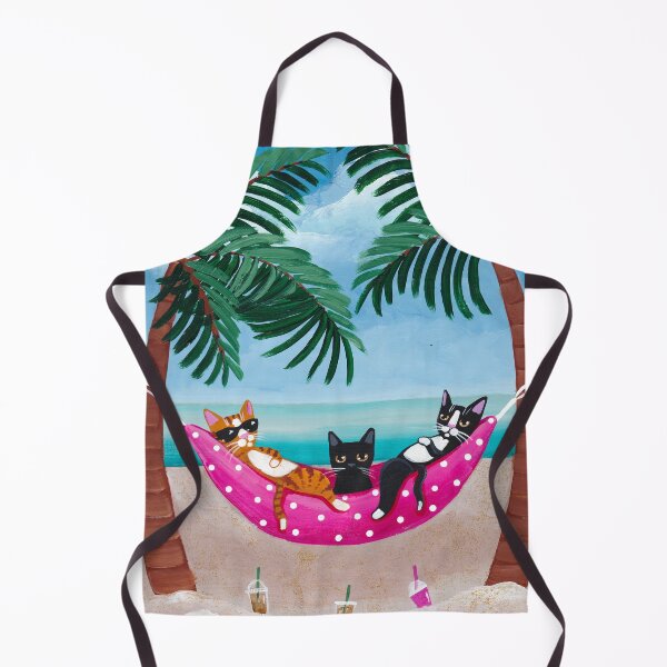 Item preview, Cats on Summer Holiday designed and sold by KilkennyCat Art.