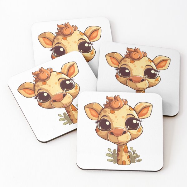Artikelvorschau, Süße Babygiraffe mit langen Hälsen und groß entworfen und verkauft von Maycon Arts.