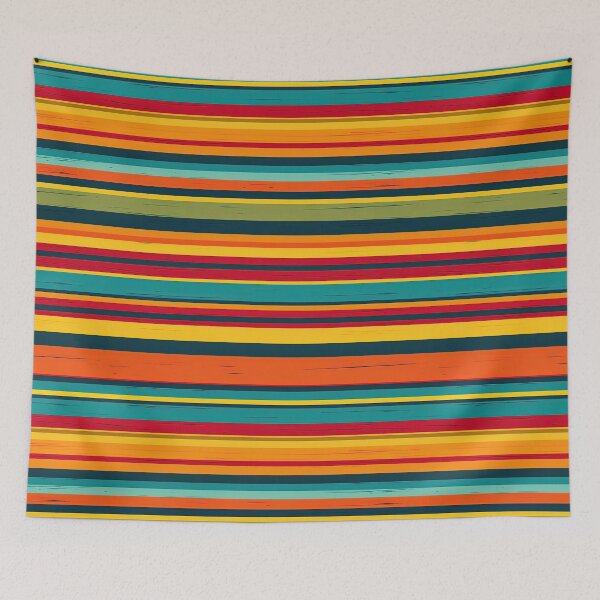 Item preview, Bold and Bright Horizontal Stripes Pattern - Vibrant Colors for Fashion Lovers designed and sold by ABArtByAlexST.