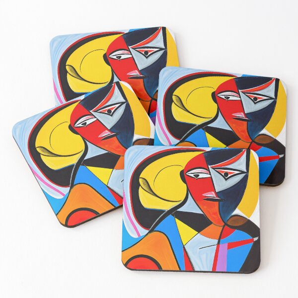 Item preview, Fauvist Colors in a Cubist Composition designed and sold by The Bubble 1307.