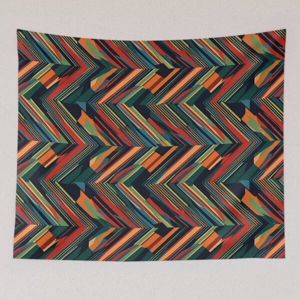 Item preview, Colorful Diagonal Stripes Pattern - Vibrant and Eye-catching Design designed and sold by ABArtByAlexST.