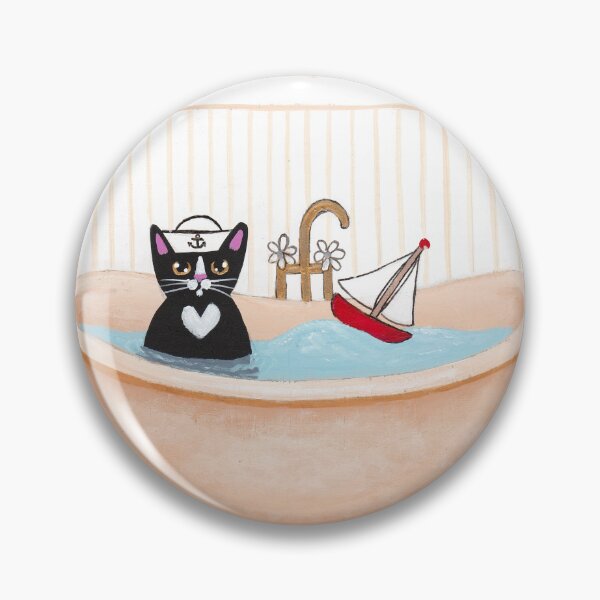 Item preview, The Little Sailor Bath Time designed and sold by KilkennyCat Art.