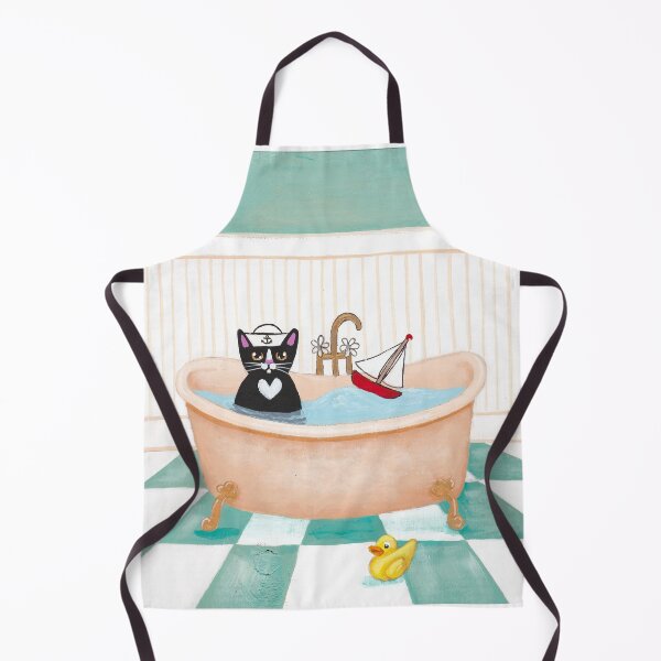 Item preview, The Little Sailor Bath Time designed and sold by KilkennyCat Art.