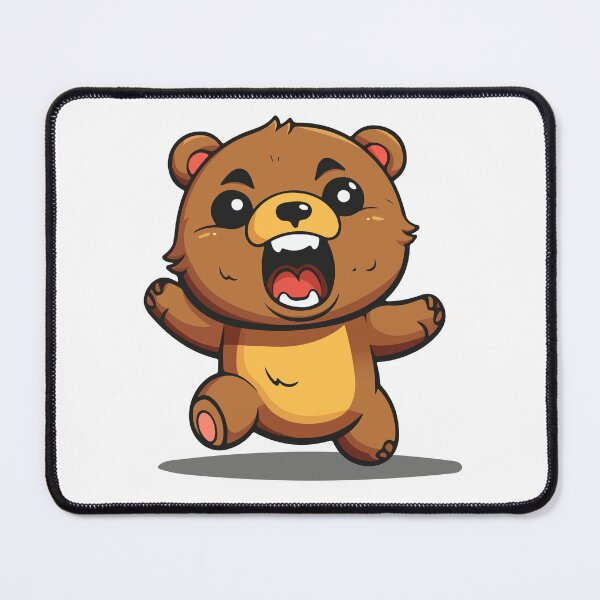 Item preview, Fierce Ted Chibi Kawaii in Action: High Resolution Vector Illustration to Add Fun and Humor to Your Projects designed and sold by jonathandsillva.