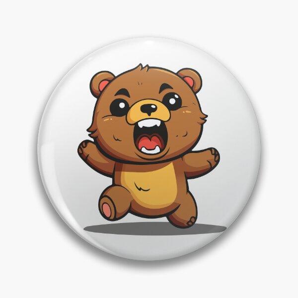 Item preview, Fierce Ted Chibi Kawaii in Action: High Resolution Vector Illustration to Add Fun and Humor to Your Projects designed and sold by jonathandsillva.