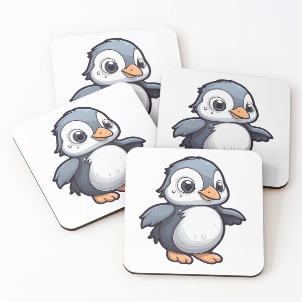 Item preview, Cute happy baby penguin with their tiny wings and waddling walk designed and sold by Maycon Arts.