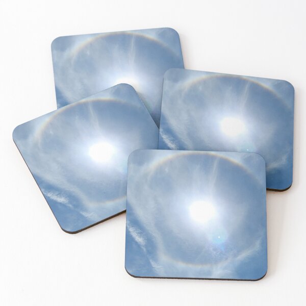 Item preview, Sun Eye in a Wispy Cloud Beach Sky designed and sold by TreasleC.